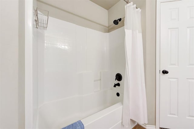 12032 SW 10th St, Yukon, OK 73099 - full bath with shower / bath combination with curtain