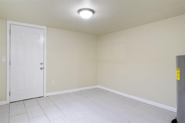 436 SE 54th St, Oklahoma City, OK 73129 - empty room with water heater and baseboards