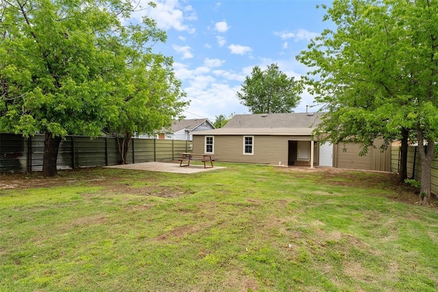 436 SE 54th St, Oklahoma City, OK 73129 - view of yard featuring a patio