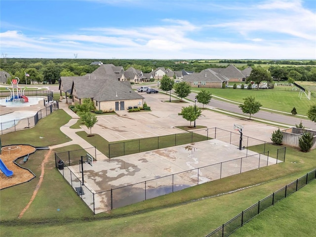 8208 Poplar Dr, Edmond, OK 73034 - aerial perspective of suburban area
