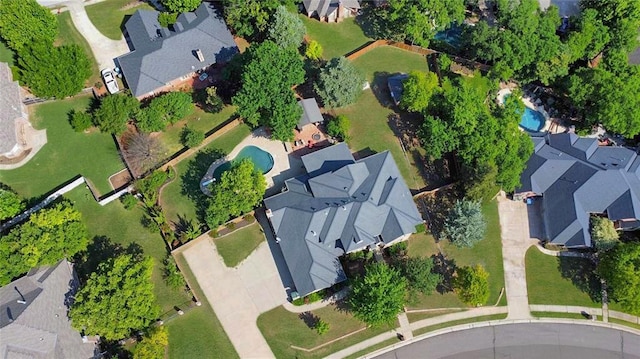 3401 Fox Hill Ter, Edmond, OK 73034 - aerial overview of property's location with nearby suburban area