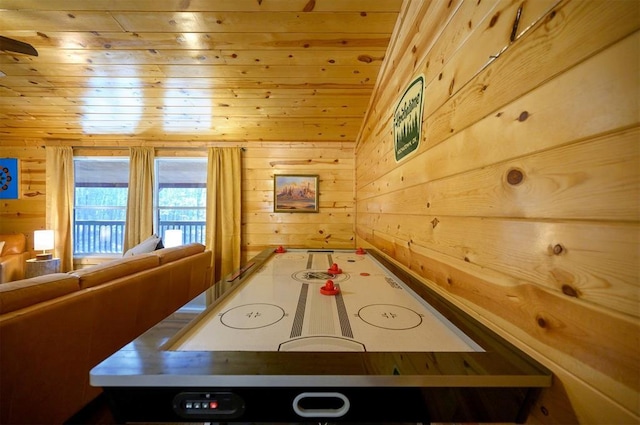 80 Rosy Minnow Rd, Broken Bow, OK 74728 - playroom featuring wooden walls