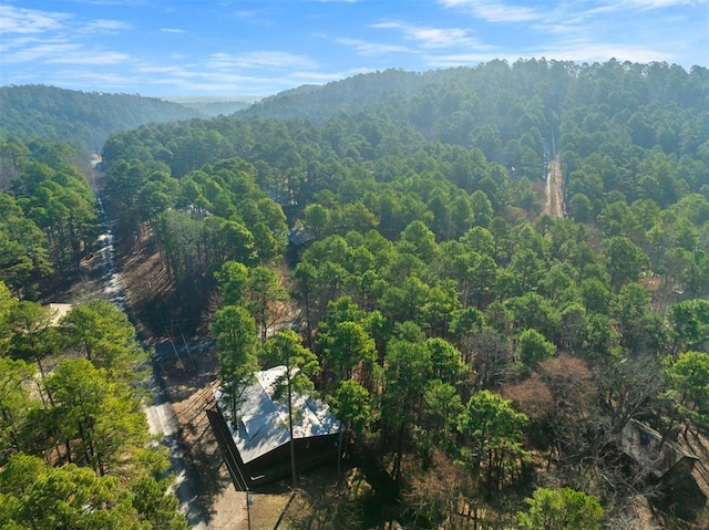 80 Rosy Minnow Rd, Broken Bow, OK 74728 - aerial view of a forest and a mountain backdrop