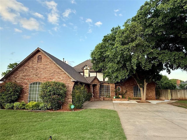 311 Red Frk, Clinton, OK 73601 - view of front of home with brick siding
