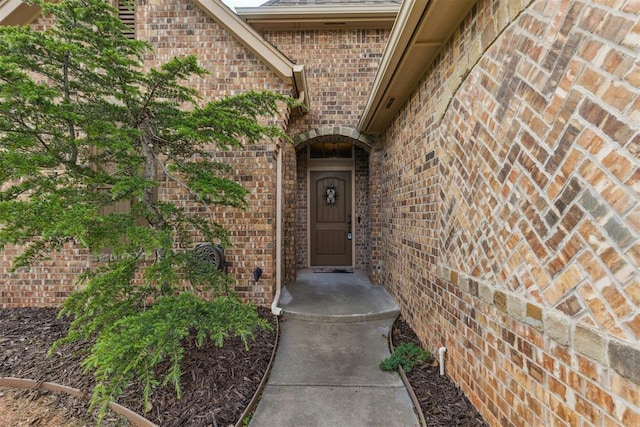 19724 Meadow Bend Ave, Edmond, OK 73012 - property entrance with brick siding