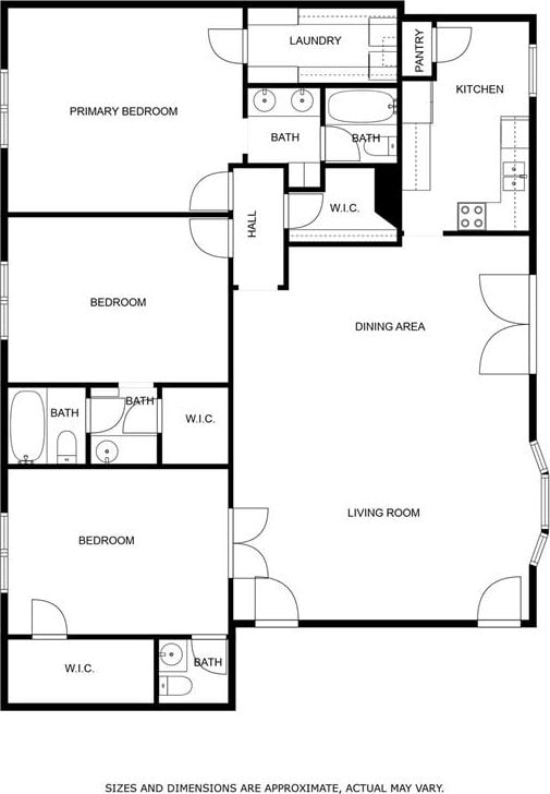 2525 NW 62nd St Unit 208, Oklahoma City, OK 73112 - home floor plan