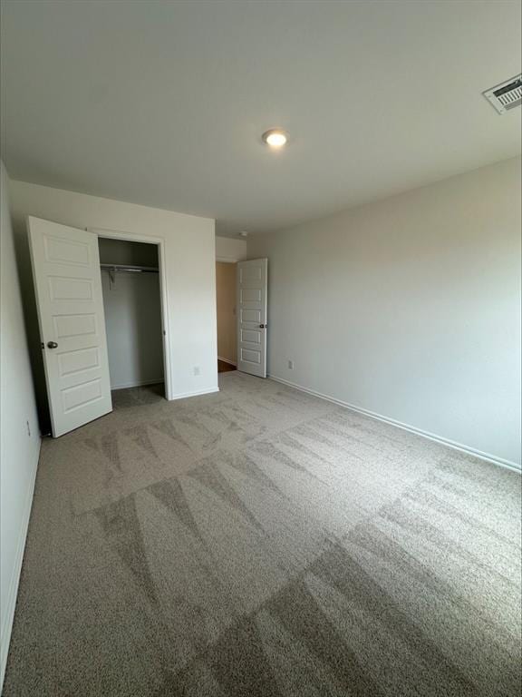 866 SW 11th St, Newcastle, OK 73065 - unfurnished bedroom featuring baseboards, light colored carpet, and a closet