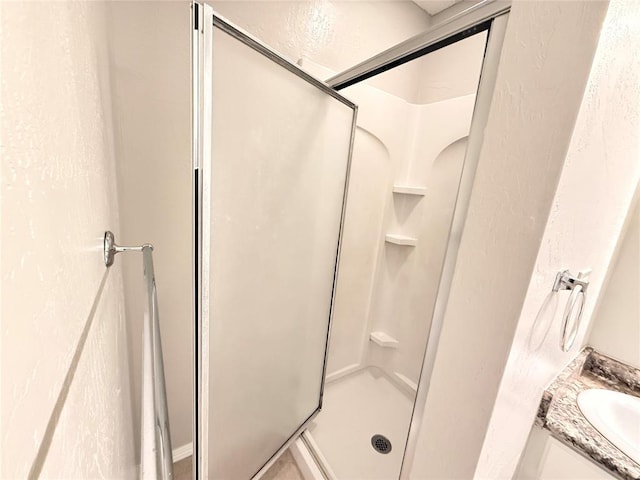 312 N 6th St, Amber, OK 73004 - full bath featuring a shower stall and vanity