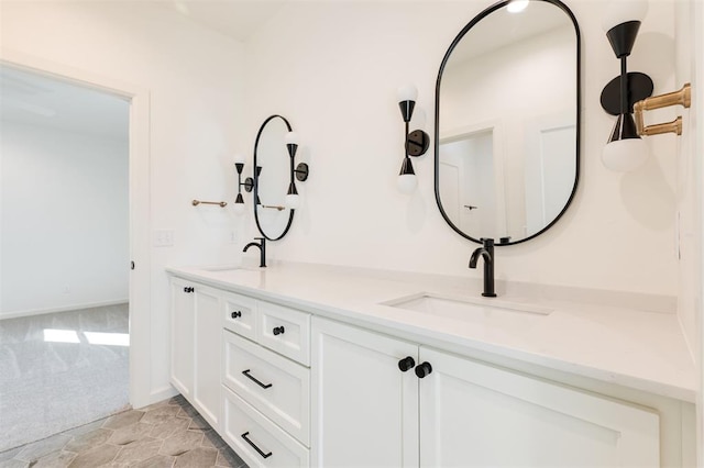 9213 NW 85th St, Yukon, OK 73099 - bathroom featuring double vanity