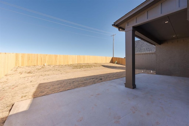 9213 NW 85th St, Yukon, OK 73099 - view of patio / terrace with a fenced backyard