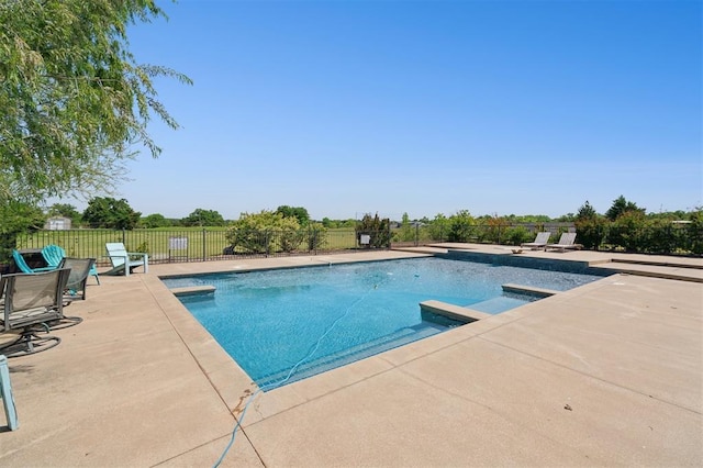 7941 E Sorghum Mill Rd, Edmond, OK 73034 - view of pool with a patio area