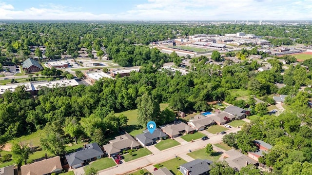 aerial view of property and surrounding area