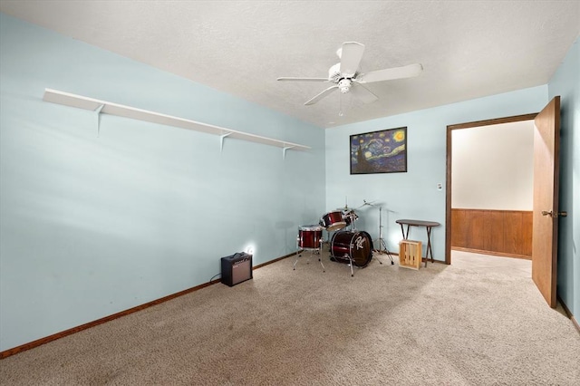 3926 Briarcrest Dr, Norman, OK 73072 - carpeted spare room with ceiling fan and baseboards