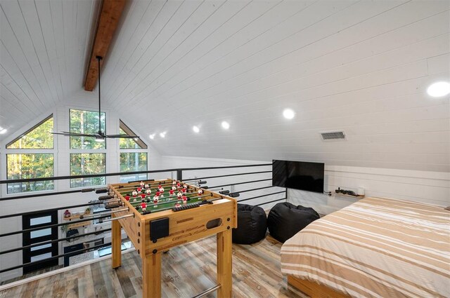 48 Cedar Hills Trl, Broken Bow, OK 74728 - playroom featuring light wood-style floors and recessed lighting