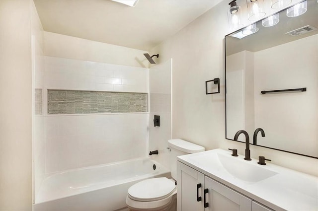 825 W Colorado Ave, Chickasha, OK 73018 - full bath with toilet, tub / shower combination, and vanity