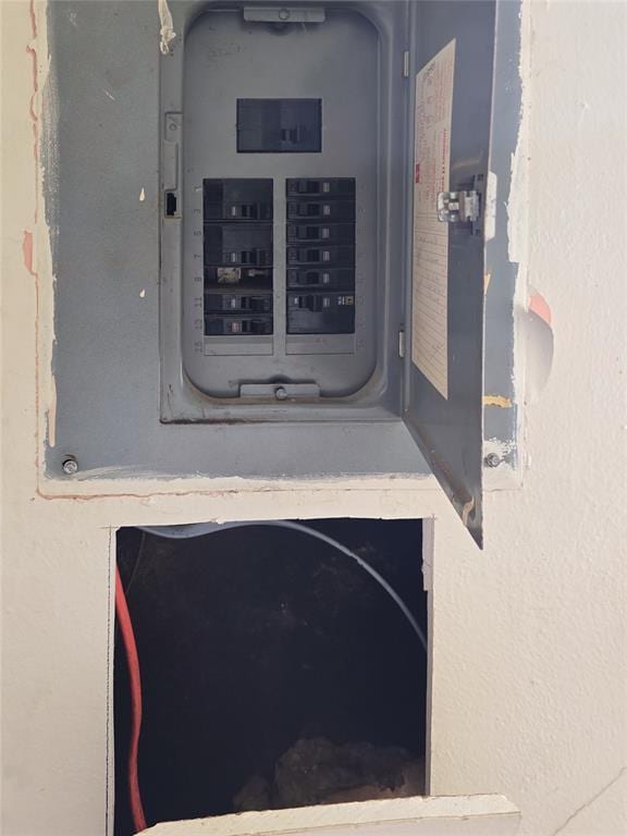 3401 SW Abilene Dr, Lawton, OK 73501 - utility room featuring electric panel