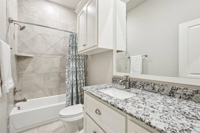 8400 Poplar Dr, Edmond, OK 73034 - bathroom with shower / bath combo and vanity
