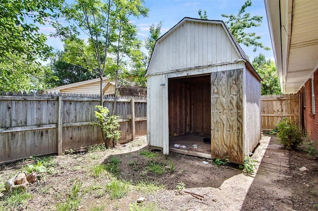 2528 Oakridge Dr, Bethany, OK 73008 - view of shed featuring a fenced backyard