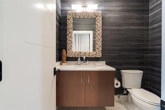 909 NW 156th St, Edmond, OK 73013 - bathroom featuring toilet and vanity