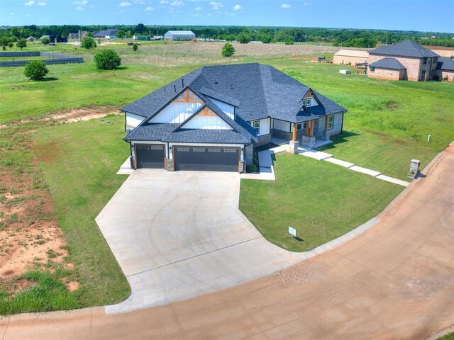 4850 Ranchero Dr, Edmond, OK 73025 - aerial view of property and surrounding area