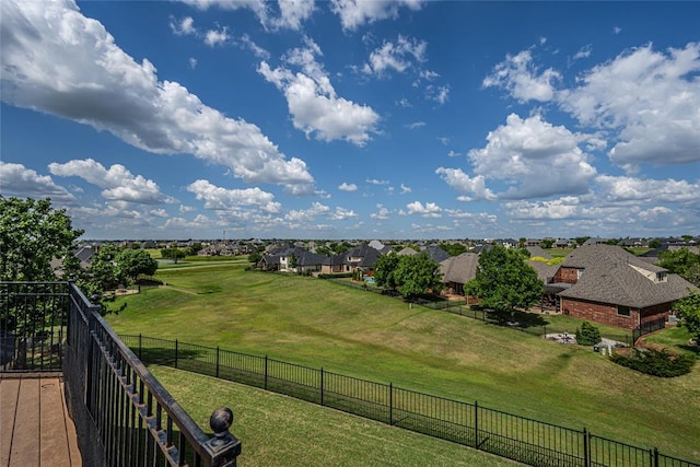 aerial view of residential area