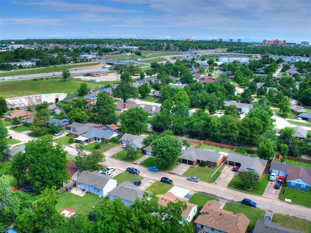 3208 NW 34th St, Oklahoma City, OK 73112 - aerial perspective of suburban area