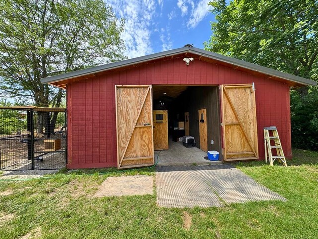 377056 E 1040th Rd, Okemah, OK 74859 - view of outbuilding with an outbuilding