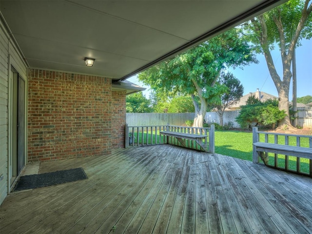 view of deck