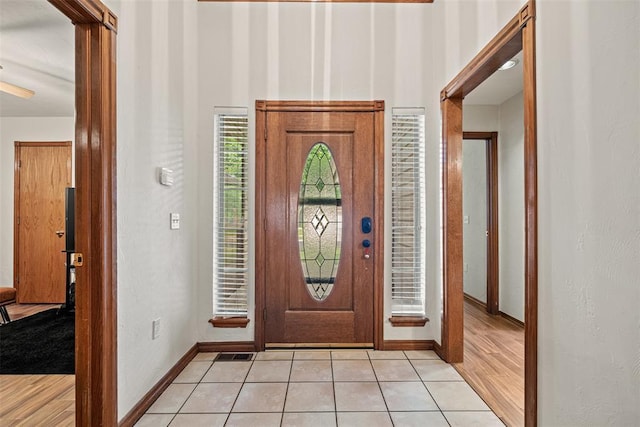 8109 Dawn Cir, Oklahoma City, OK 73135 - entrance foyer featuring baseboards and light tile patterned floors
