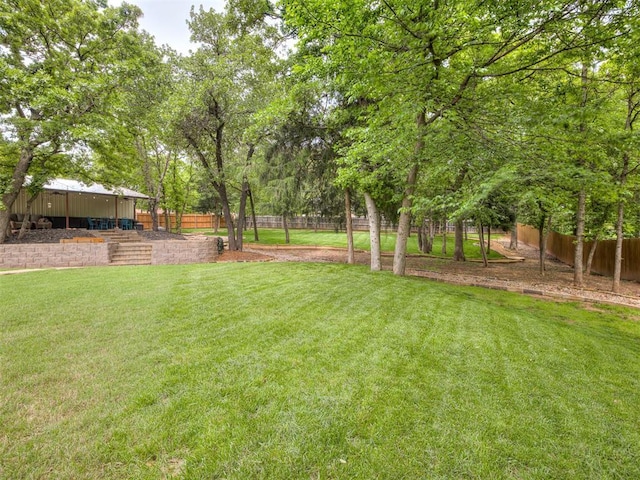 3570 Riverwood Ln, Edmond, OK 73034 - view of yard