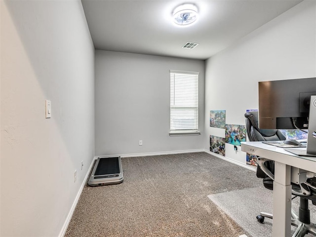 10301 NW 25th St, Yukon, OK 73099 - office area featuring carpet and baseboards