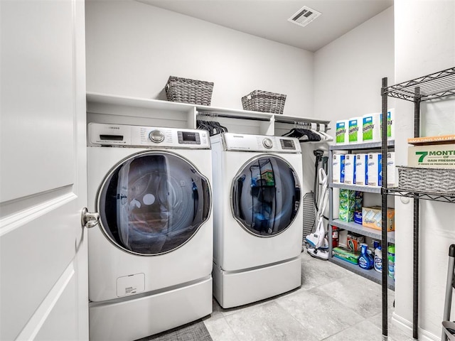 10301 NW 25th St, Yukon, OK 73099 - washroom featuring separate washer and dryer