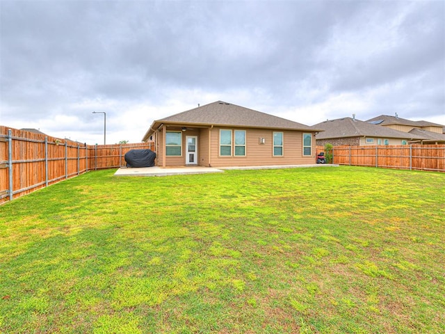 10301 NW 25th St, Yukon, OK 73099 - rear view of house featuring a patio