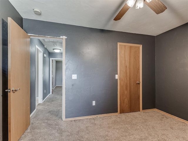 4900 Republic Dr, Oklahoma City, OK 73135 - unfurnished room with carpet floors, ceiling fan, a smoke detector, and baseboards
