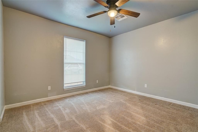403 S Debra Ct Unit 401, Stillwater, OK 74074 - unfurnished room with carpet, baseboards, and ceiling fan