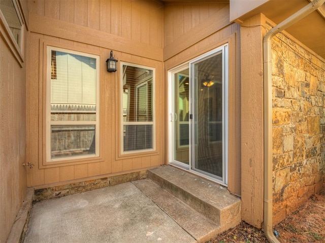 4400 Windsong Way, Oklahoma City, OK 73120 - property entrance with a patio area