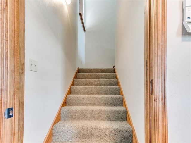 view of stairs