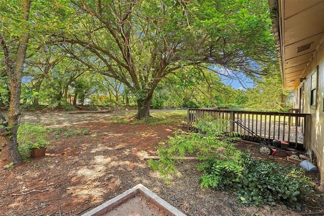 11402 N 1957th Rd, Elk City, OK 73644 - view of yard featuring a wooden deck