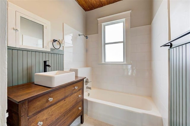 312 S Ash St, Guthrie, OK 73044 - full bath with  shower combination and vanity