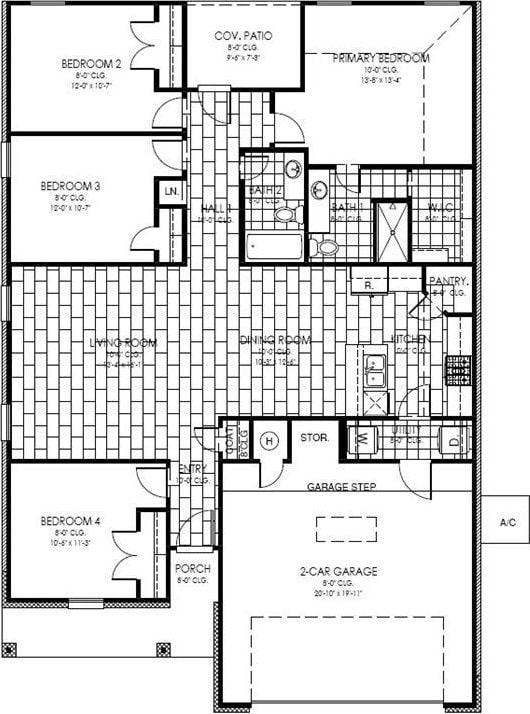 20648 Brush Creek Blvd, Harrah, OK 73045 - property floor plan