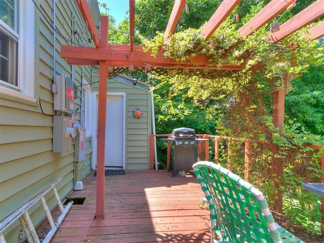 2321 Cashion Pl, Oklahoma City, OK 73112 - deck with grilling area