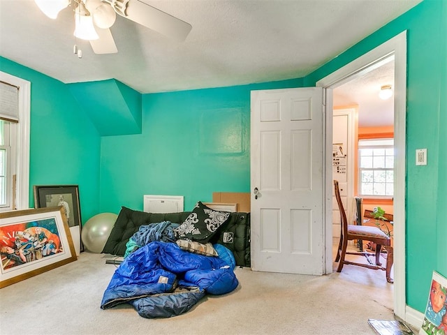 2321 Cashion Pl, Oklahoma City, OK 73112 - bedroom featuring carpet and a ceiling fan