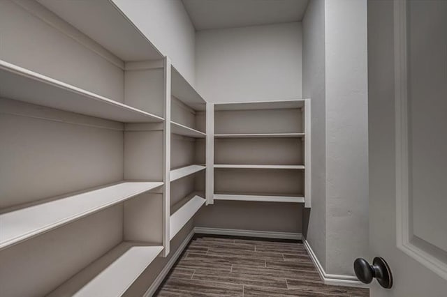 view of storage area