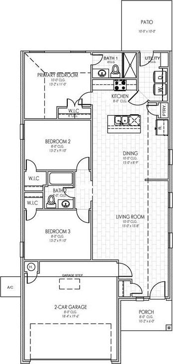 2933 NW 196th Pl, Edmond, OK 73012 - home floor plan