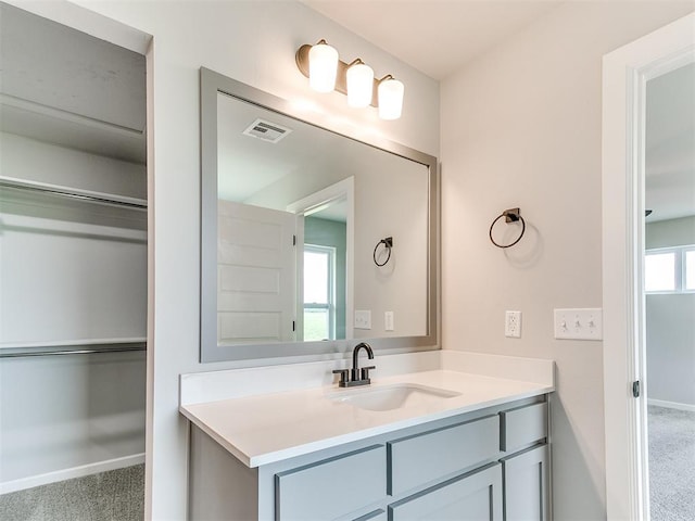 929 SE 16th Ter, Newcastle, OK 73065 - bathroom featuring vanity and baseboards