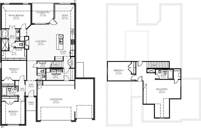 917 SW 141st St, Oklahoma City, OK 73170 - home floor plan