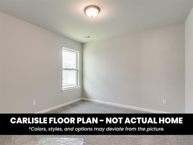 8517 NW 76th St, Oklahoma City, OK 73132 - spare room featuring baseboards and carpet