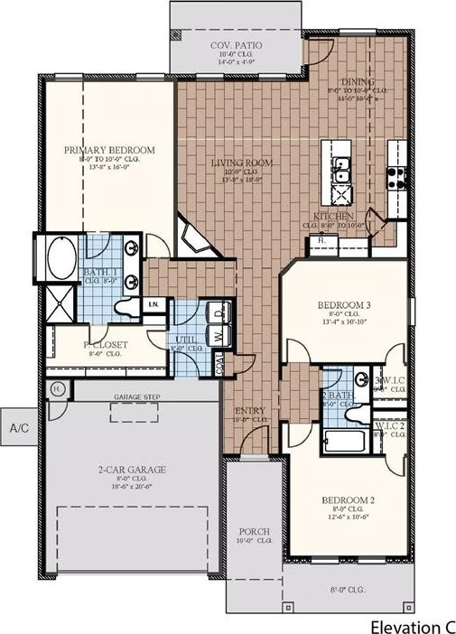 8617 NW 77th St, Oklahoma City, OK 73132 - property floor plan