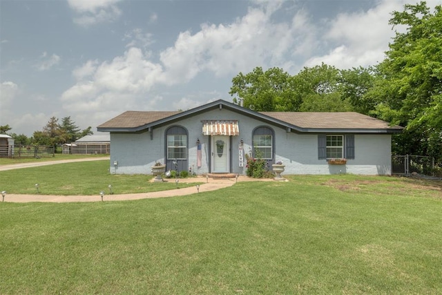 2316 E 68th St, Stillwater, OK 74074 - view of front facade with concrete block siding and a shingled roof