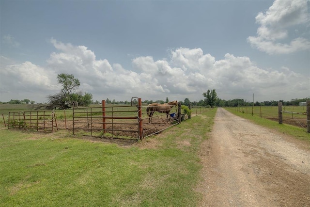2316 E 68th St, Stillwater, OK 74074 - view of dirt / gravel road featuring a view of rural / pastoral area